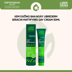 Kem dưỡng hỗ trợ giảm mụn, kiềm dầu ban ngày LIBREDERM SERACIN MATTIFYING DAY CREAM 50ML
