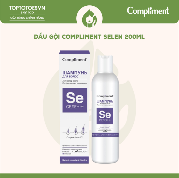 Dầu gội Compliment Selen 200ml
