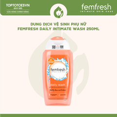 Dung dịch vệ sinh phụ nữ Femfresh Daily Intimate Wash 250ml (Màu cam)