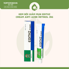 Kem bôi giảm mụn Edithz Cream anti acne retinol 15g
