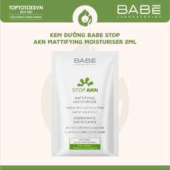Kem Dưỡng BABE Stop Akn Mattifying Moisturiser 2ml