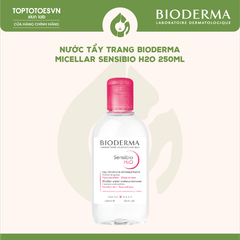 Nước tẩy trang Bioderma Micellar Sensibio H2O 250ml (Hồng)