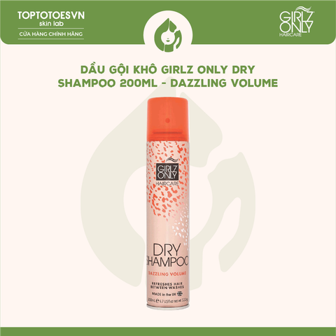 Dầu gội khô Girlz Only Dry Shampoo 200ml - Dazzling Volume