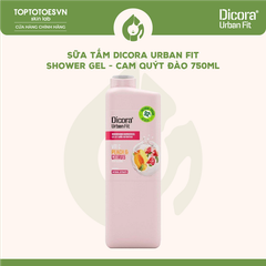 Sữa tắm Dicora Urban Fit Shower Gel - Cam quýt đào 750ml