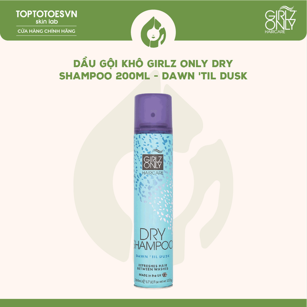 Dầu gội khô Girlz Only Dry Shampoo 200ml - Dawn 'Til Dusk