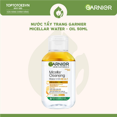 Nước tẩy trang Garnier Micellar Water - Oil 50ml
