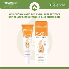 Kem chống nắng Bielenda Skin Protect SPF 50 40ml - Brightening and energizing (cam)