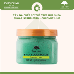 Tẩy da chết cơ thể Tree Hut Shea Sugar Scrub 255g - Coconut Lime