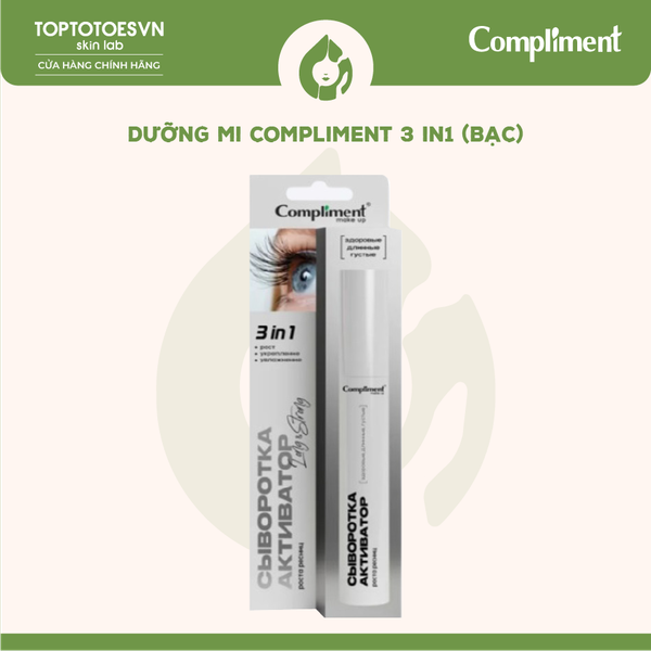 Dưỡng mi Compliment 3 in1 (bạc)