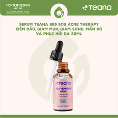Serum Teana SE5 SOS Acne Therapy kiềm dầu, giảm mụn, giảm sưng, mẩn đỏ và phục hồi da 30ml