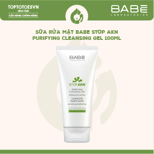 Sữa rửa mặt BABE Stop Akn Purifying Cleansing Gel 100ml