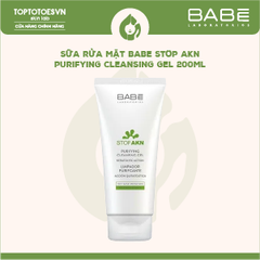 Sữa rửa mặt BABE Stop Akn Purifying Cleansing Gel 200ml