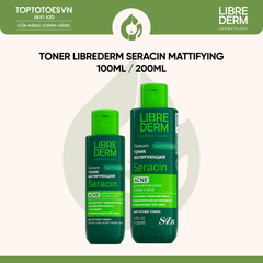 Toner kiềm dầu, hỗ trợ giảm và ngừa mụn LIBREDERM SERACIN MATTIFYING TONIC 100ML