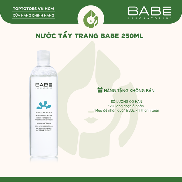 Nước tẩy trang Babe Aqua Micellar Water 400ml
