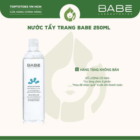 Nước tẩy trang Babe Aqua Micellar Water 400ml