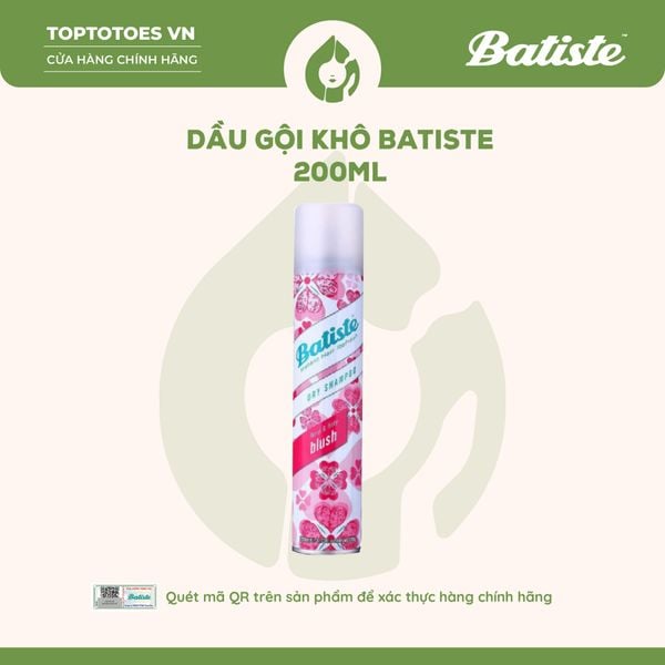 Dầu gội khô Batiste Dry Shampoo - Floral & Flirty Blush 50ml