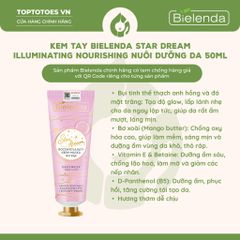 Kem tay Bielenda Star Dream 50ml - Nourishing (màu hồng)