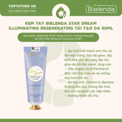Kem tay Bielenda Star Dream 50ml - Regenerating (màu tím)