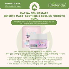 Mặt nạ Bielenda Skin Restart Sensory - Soothing & Cooling Prebiotic 50ml