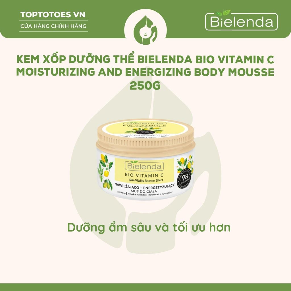 Dưỡng thể trắng da Bielenda Bio Vitamin C