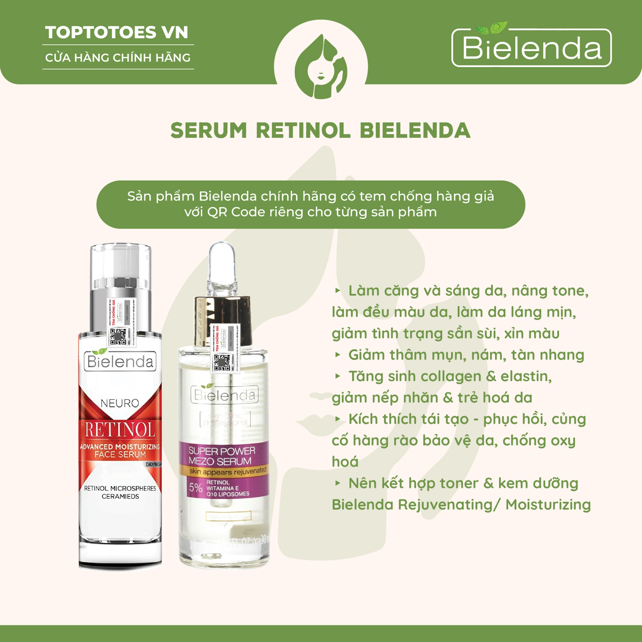 Serum Bielenda Retinol Neuro/ Mezo Skin Clinic
