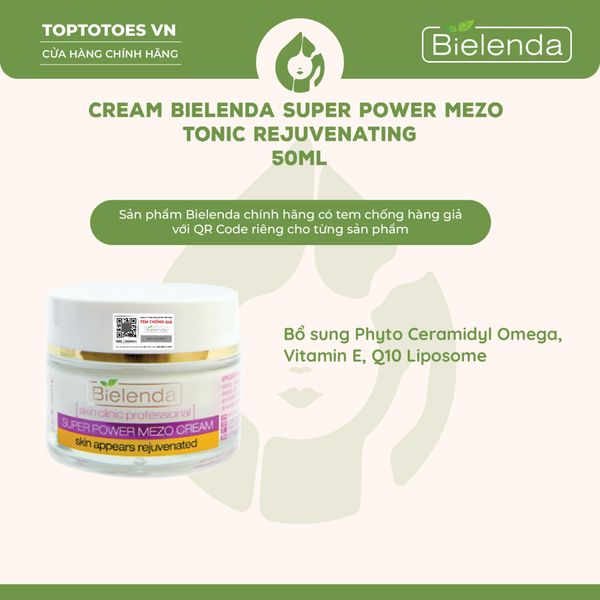 Kem dưỡng Bielenda Mezo Skin Clinic Rejuvenating 50ml