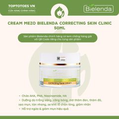 Kem dưỡng Bielenda Super Power Mezo Skin Clinic Moisturizing/ Correcting