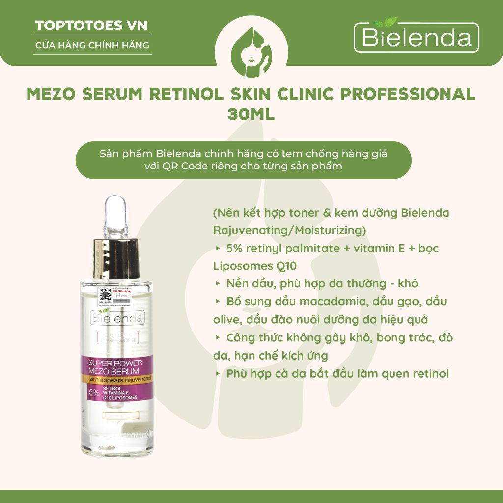 Serum Bielenda Retinol Neuro/ Mezo Skin Clinic