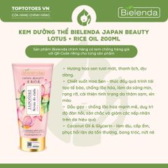Kem dưỡng thể Bielenda JAPAN BEAUTY Japanese Body Cream