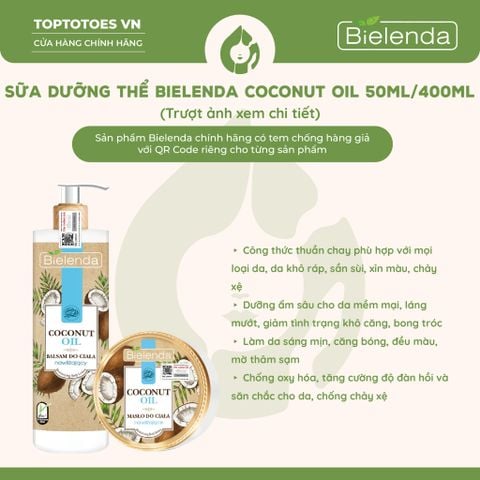 Dưỡng thể Bielenda Coconut Oil Moisturizing Body