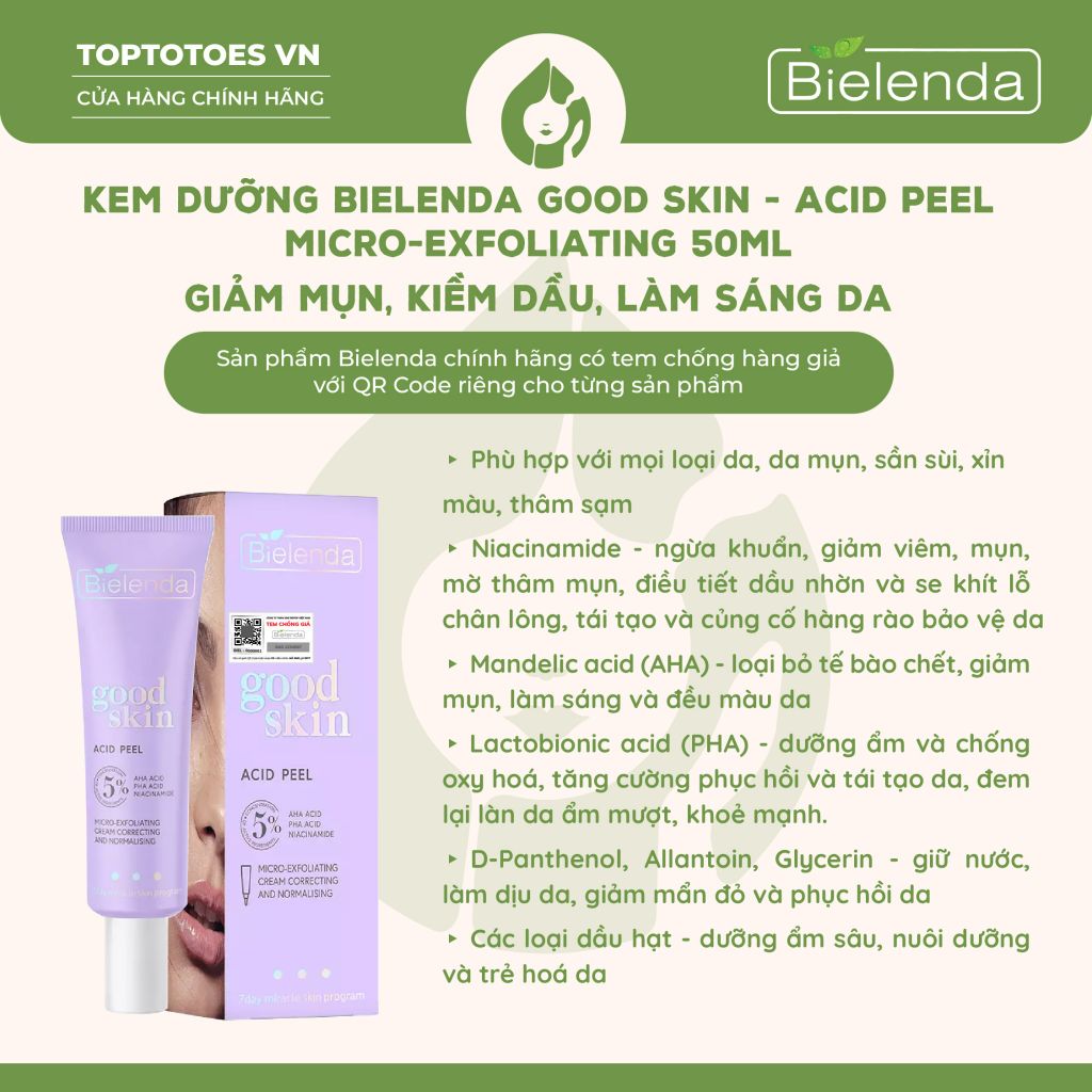 Kem dưỡng Bielenda Good Skin