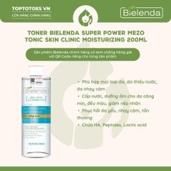 Toner Bielenda Super Power Mezo Skin Clinic Moisturizing/ Correcting