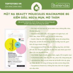 Mặt nạ Bielenda Beauty Molecules Niacinamide 8g