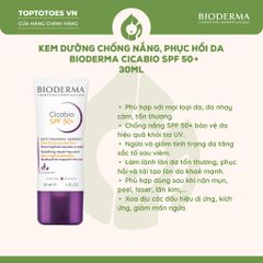 Kem dưỡng chống nắng Bioderma Cicabio SPF 50+ 30ml