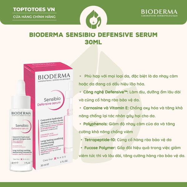 Serum Bioderma Sensibio Defensive 30ml