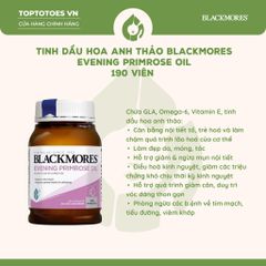 TPCN Blackmores Evening Primrose Oil 190 viên