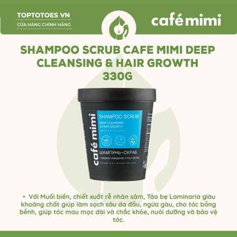 Dầu gội - Tẩy da chết da đầu Cafe Mimi