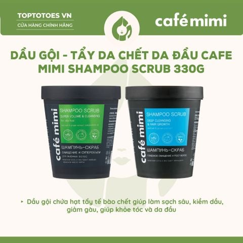 Dầu gội - Tẩy da chết da đầu Cafe Mimi