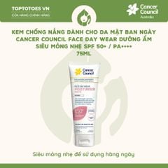 Kem chống nắng Cancer Council Face Day Wear Invisible SPF 50+/ PA ++++ 75ml - Hồng 75ml