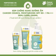 Kem chống nắng Dưỡng ẩm Cancer Council Moisturizing SPF 50+/ PA ++++