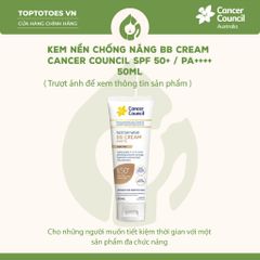 Kem nền chống nắng BB Cream Cancer Council SPF 50+/ PA ++++