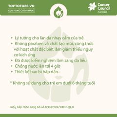 Kem chống nắng Trẻ em Cancer Council Kids SPF 50+/ PA ++++