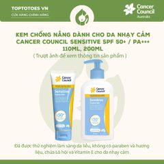 Kem chống nắng dành cho Da nhạy cảm Cancer Council Sensitive SPF 50+/ PA +++