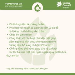 Kem chống nắng dành cho Da nhạy cảm Cancer Council Sensitive SPF 50+/ PA +++