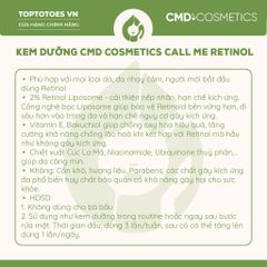 Kem dưỡng CMD Cosmetics Call Me Retinol