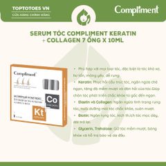 Serum tóc Compliment Keratin+ Collagen 7 ông x 10ml