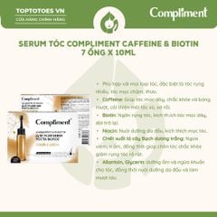 Serum tóc Compliment Caffeine & Biotin 7 ống x 10ml