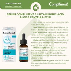 Serum Compliment 3% Hyaluronic acid, Aloe & Centella 27ml