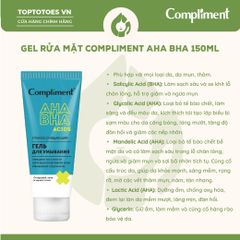 Gel rửa mặt Compliment AHA BHA 150ml
