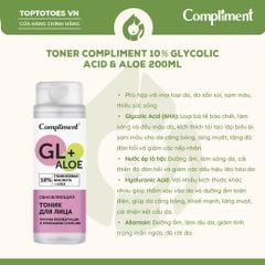 Toner Compliment 10% Glycolic Acid & Aloe 200ml